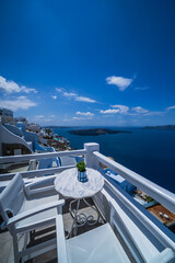 Obraz premium ギリシャのサントリーニ島の美しい風景