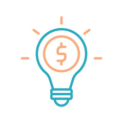 Business Idea Outline bold Vector Icon which can be easily modified or Edited 
