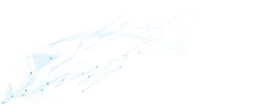 Abstract white, blue digital technology futuristic communication high tech concept background. global network technology concept.