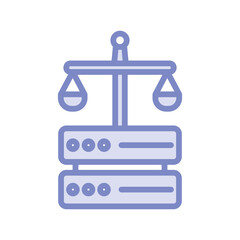  Data Ethics duotone line icon , vector, pixel perfect, illustrator file 
