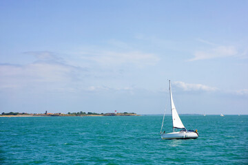 Fototapeta premium Aix island in Charente Maritime coast