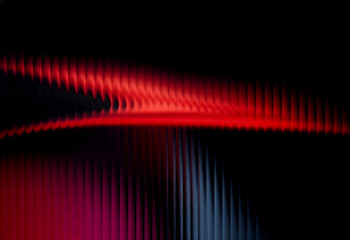 Red and Black Abstract Vertical Light Flow
