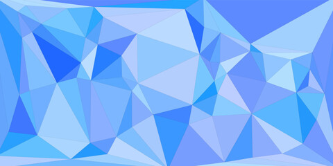 abstract blue gradient low poly triangle pattern modern background