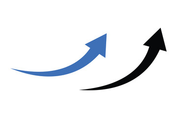 Curved Growth Arrow 16