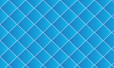 Abstract geometric pattern of intersecting blue lines forming diamond shapes on a vibrant blue background