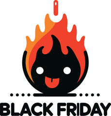 Black Friday Sale Shopping Vector
