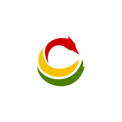 Sankofa bird logo design with full color - vector illustration, Sankofa bird emblem design on a white background. Suitable for your design need, logo, illustration, animation, etc.