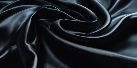 Obraz premium Abstract Dark Draped Fabric Texture