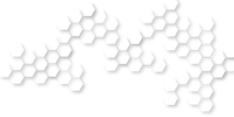 Abstract white hexagon concept soft white background, beautiful geometric pattern white gray hexagonal, dark grey hexagon white background wall pattern, 
