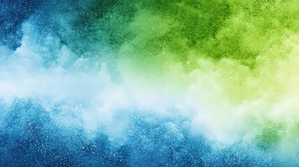 Abstract Glittering Background With Blue And Green Colors