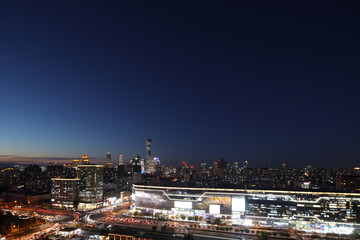 seattle skyline at night