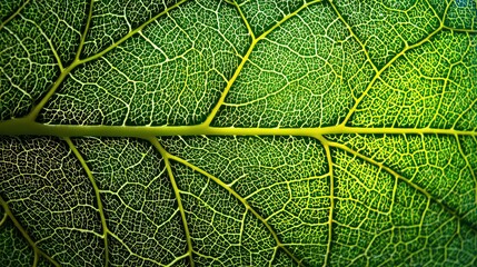 Obraz premium Closeup Of A Leaf Vein Structure