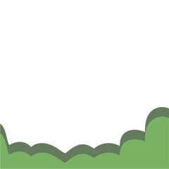 Green Bush Illustration