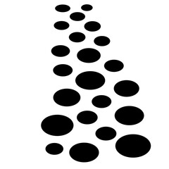 Stepping Stone Silhouette