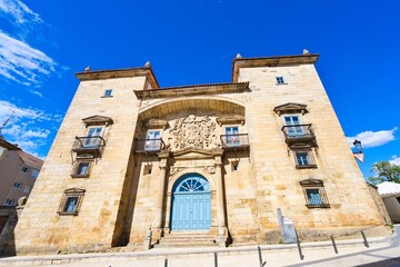 palace of the Marquis of Chiloeches, Renaissance style with Baroque additions from the 17th century in the village of Espinosa de los Monteros, Burgos, Spain