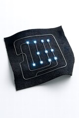 High Technology Smart Fabric with Integrated Sensors for Healthcare Monitoring