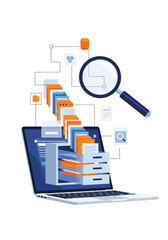 Obraz premium Data analysis and visualization for informed business decision making and strategic planning.