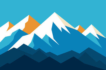 vector illustration of mountains