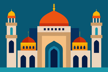 vector illustration of a mosque
