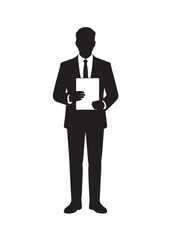 Business Man Vector Icon , Stylish design for career, office, and corporate use, Vector illustration EPS 10.