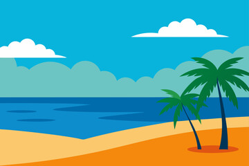 palm tree on the beach