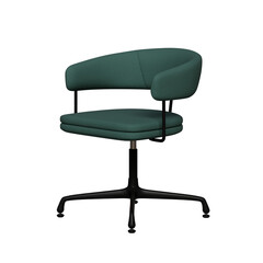 Modern office chair isolated on transparent background
