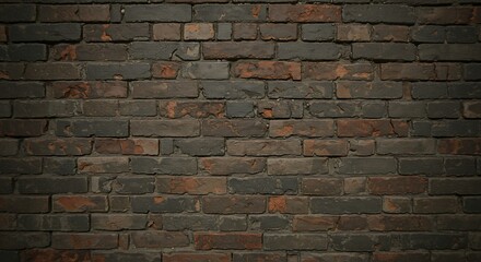 Obraz premium Rustic brick wall texture with subtle color variation for background