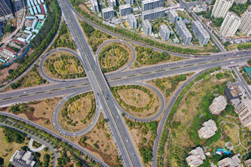aerial view of barcelona