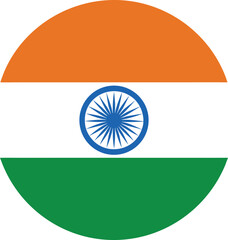 circular brazil national flag icon with green, yellow, and&nbsp;blue&nbsp;colors