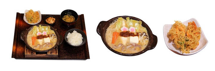 Japanese Cuisine Culinary Display: Artfully arranged Japanese cuisine showcases a visually appealing and appetizing presentation, ready to delight the senses. 