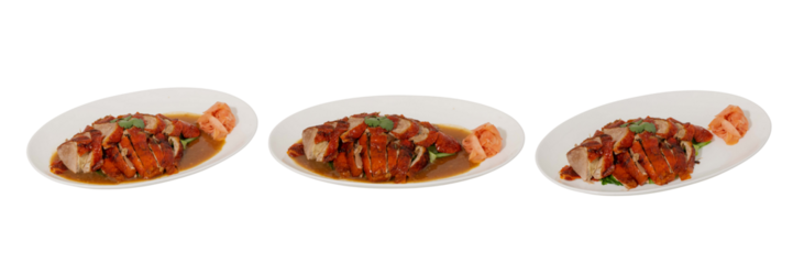 Culinary Delight: Three plates of beautifully prepared food, showcasing vibrant colors, textures, and enticing aromas. A feast for the eyes, and a promise of gastronomic satisfaction.