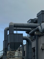 industrial plant and chimney