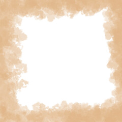 Brown Color Dust, Fog Or Smoke On Transparent Abstract Background