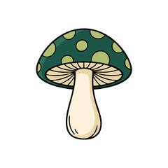 vector illustration of mushroom