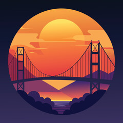 Stylized Minimalist Vector Illustration with Basic Shapes and Colors for Design