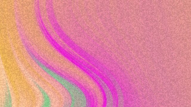 Abstracts Twirl Noise, Abstract flowing lines and noise texture background animation with vibrant color palette,  Stock royalty free video.