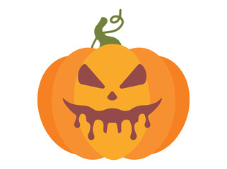 Halloween Pumpkin Lantern Illustration
