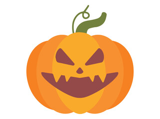 Cartoon Pumpkin Halloween Illustration