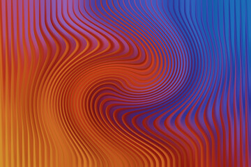 Vibrant abstract swirling pattern with a gradient of orange, red, and blue, creating a dynamic and energetic visual effect