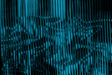Abstract vertical lines with a dark blue and black background, creating a textured and futuristic digital art effect