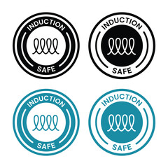 Induction, ceramic, gas, electric, microwave, oven and halogen cooking hob vector icons. Suitable for cooking stove or oven grate cooker and pans surface cookware icons.