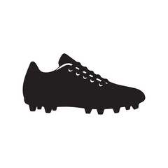 Sports cleats silhouette vector illustrator