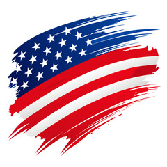 Obraz premium united states flag vector illustration
