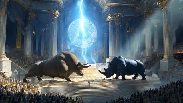 Mythical creatures confrontation