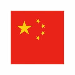 china flag icon isolated