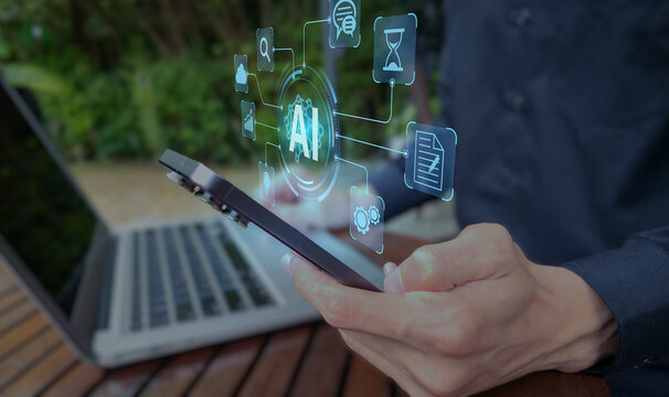 Artificial Intelligence Integration in Mobile and Laptop Technology - Powered by Adobe