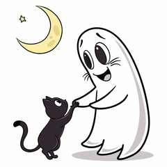  friendly ghost and mouse