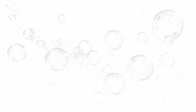 PNG of a cluster of bubbles rising upward, showcasing transparency and clarity. Ideal for design projects needing a clean, fresh, and vibrant visual element