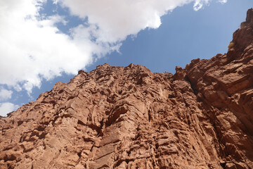 mountain landscape with clouds
