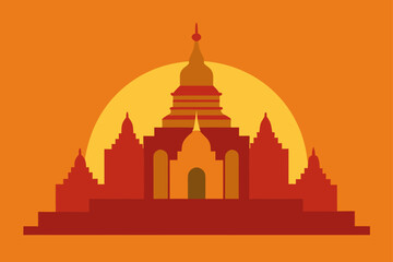 Obraz premium wat phra si sanphet in ayutthaya